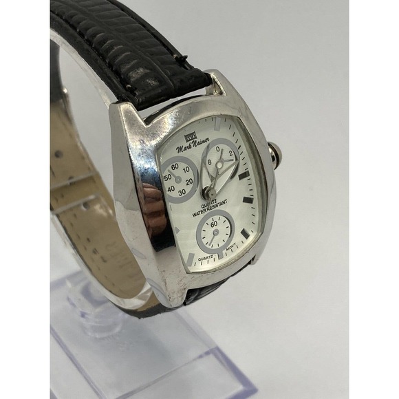 Mark Naimer Quartz Ladies Multi Task Wrist Watch Leather Band New Battery - Picture 6 of 9
